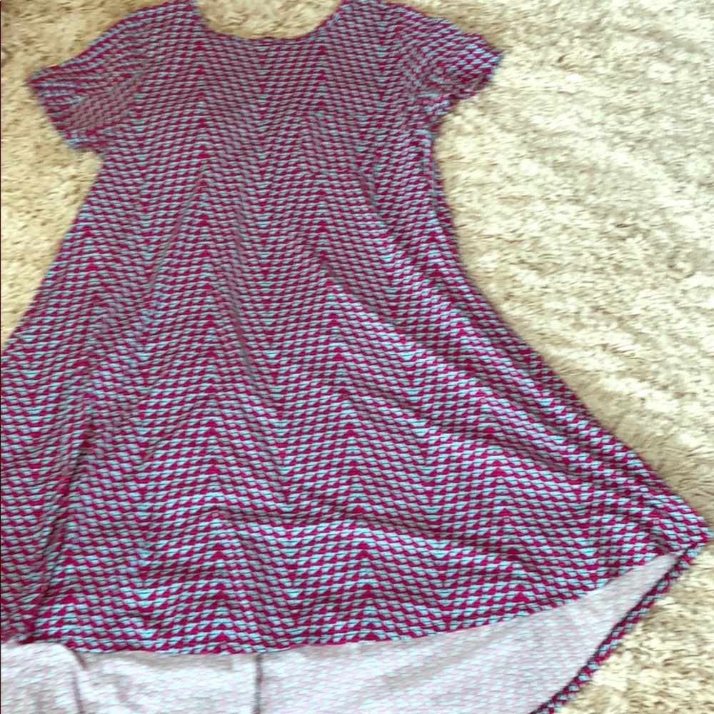 LuLaRoe Pink Blue Carly